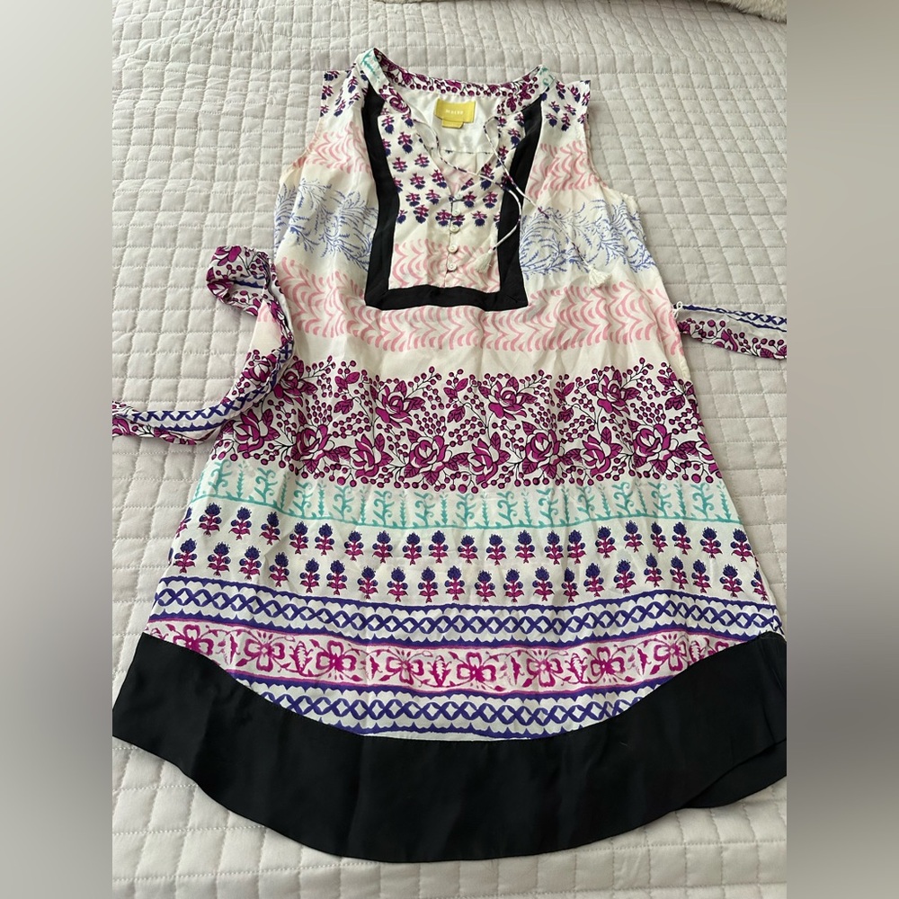 Floral Patterned Sleeveless Dress